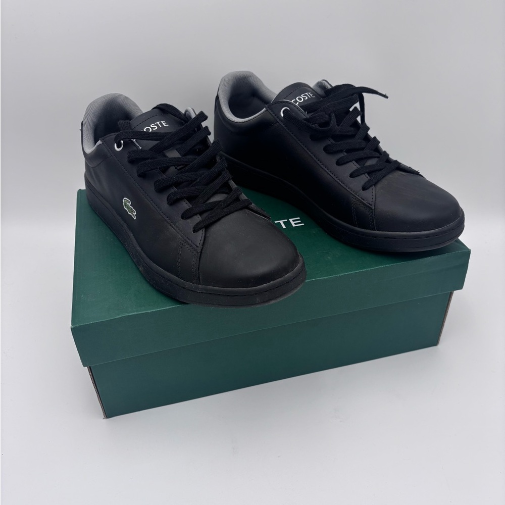 Lacoste Men's Black‎ Sneakers with White Accents